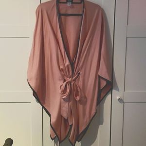 JONES New York wrapped poncho